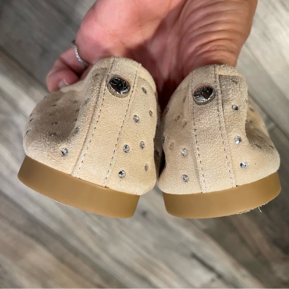 Stuart Weitzman Bling Ballet Flats Suede 8M - Picture 4 of 8